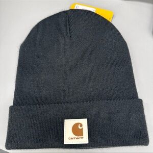 Carhartt Caviar Black Knit Beanie (Youth)